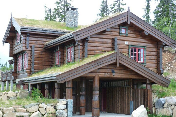 Норвежские дома из лафета